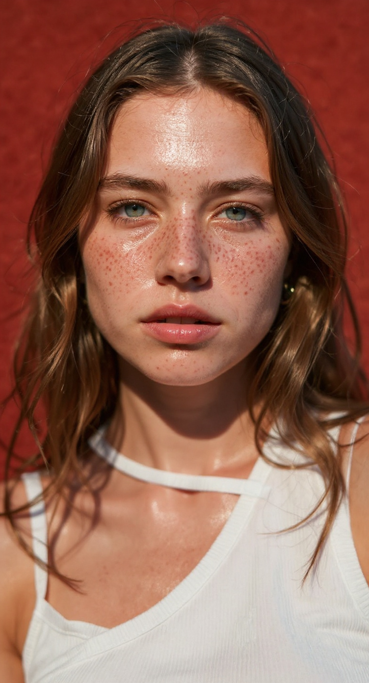 AI-generated beauty close-up reel cover