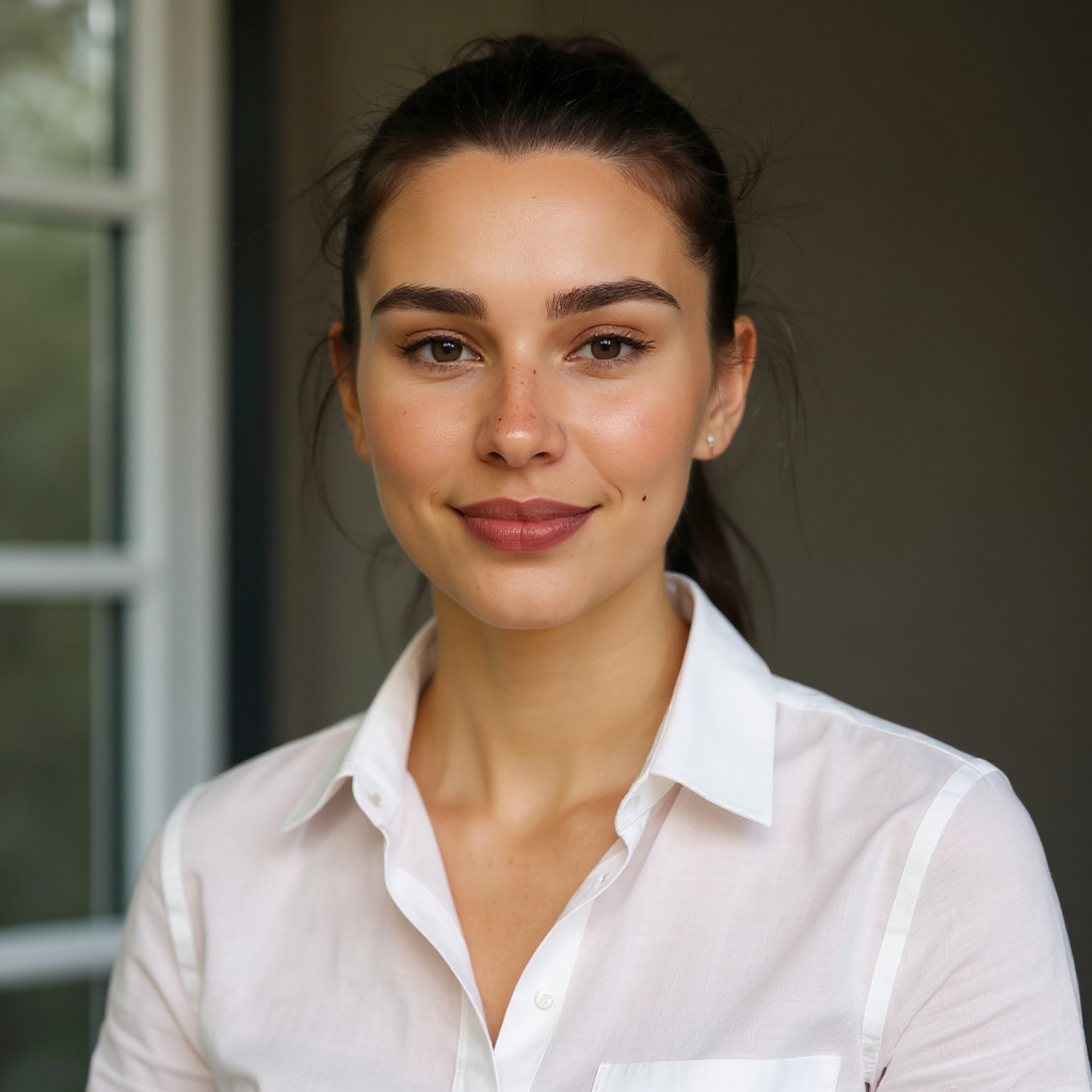 AI-generated creator studio portrait